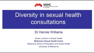 Clinical education: Diversity in sexual health consultations