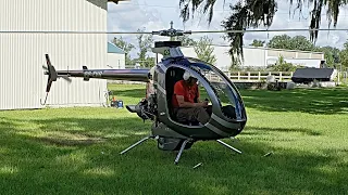 Mosquito XET Turbine Helicopter Taking Off