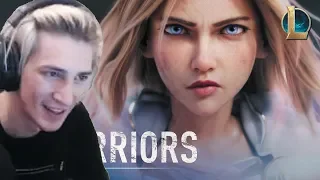 xQc reacts to Warriors | Season 2020 Cinematic - League of Legends (with chat)