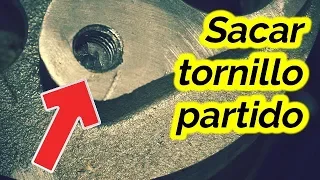 Sacar tornillo roto cuando esta PROFUNDO...