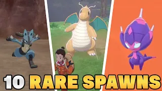 10 RARE Pokemon Spawn Locations in The Crown Tundra DLC for Sword and Shield