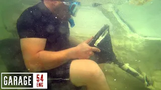 Converting a car into an aquarium