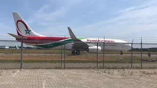 Royal Air Maroc landing from Casablanca