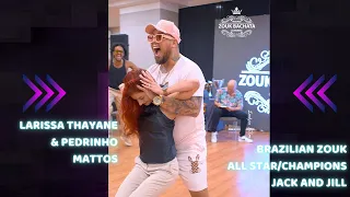 Brazilian Zouk Dance All Star/Champions Jack and Jill | Larissa Thayane and Pedrinho at Madrid Zouk