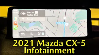 2021 Mazda CX-5 Infotainment | IN DEPTH LOOK of 10.25” System & CarPlay Explained