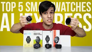 Top 5 Melhores SMARTWATCHES 2024 ALIEXPRESS Custo Benefício