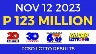 Lotto Result November 12 2023 9pm [Complete Details]