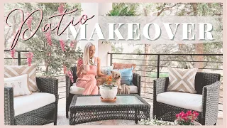 SPRING PATIO REFRESH // PATIO MAKEOVER ON A BUDGET 2023 // OUTDOOR DECORATING IDEAS