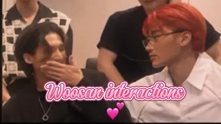 Woosan interactions💕🐈‍⬛🦊