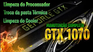 GTX EVGA Series | Desmontagem | Limpeza | Troca de Pasta Térmica e Atualização de Bios #evga