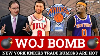 WOJ BOMB: Knicks Want Zach Lavine? + Knicks Trade Rumors ft Cam Reddish, Immanuel Quickley, D. Rose