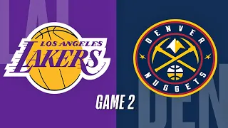 Los Angeles Lakers vs Denver Nuggets Game 2 LIVE | April 22, 2024 | 2024 NBA Playoffs LIVE