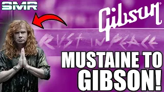 DAVE MUSTAINE IS OFFICIALLY WITH GIBSON!