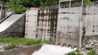 Desander Flushing in Upper Trishuli 3A Hydropower Nepal