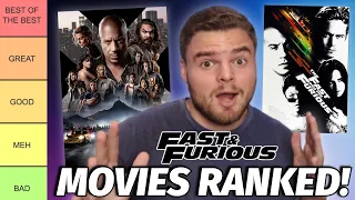 All 11 Fast and Furious Movies Ranked! (w/ Fast X)