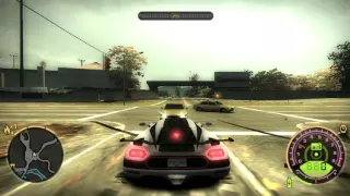 need for speed most wanted 2005 keonigsegg vs taxi