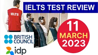 11 March 2023 IELTS Test Review By Asad Yaqub