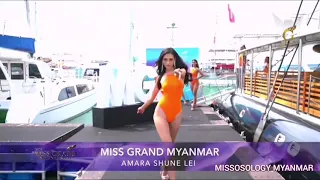 Swimsuit competition | Miss Grand Myanmar 2021 Amara Shune Lei