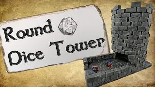How to Make A Round Dice Tower for D&D