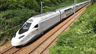Essais de shuntage du TGV M Nº997 en Bretagne Nord + petit spot ferroviaire