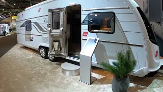 2022 Tabbert Cellini 750 HTD 2,5 Slide Out Exterior and Interior Caravan Salon Düsseldorf 2021