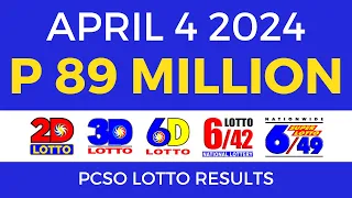 Lotto Result April 4 2024 9pm PCSO