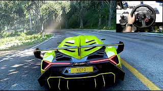 1400HP Lamborghini Aventador SV - Forza Horizon 5 | Logitech G29 gameplay