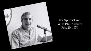Phil Rizzuto hosts "It's Sports Time"