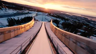 FPV Drone Holmenkollen Ski Jump | Above Media