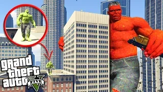 THE INCREDIBLE HULK becomes EXTREMELY POWERFUL (GTA 5 Mods)