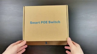 Aumox 8 Port Gigabit PoE Switch Unboxing