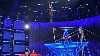 Românii au talent! Trupa Cheban | S-au dat în leagăn într-un mod spectaculos și periculos!