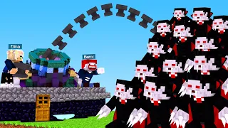 Vampire Zerstören unsere Sichere Base! - Minecraft