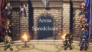 Octopath CotC - Speed Clearing All Arena Battles