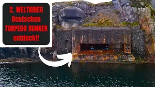 😮 Very well hidden at the Atlantic Wall we discovered this German torpedo bunker!