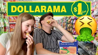 On goûte à la BOUFFE LOUCHE du Dollarama // avec Mathis Jacques