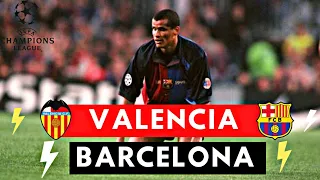 Valencia vs Barcelona 4-1 All Goals & Highlights ( 2000 Uefa Champions League )