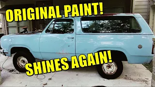 Original Paint Restoration on our 1978 Dodge Ramcharger