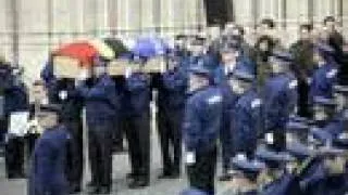 Police funeral tribute - INP Van Nieuwenhuysen