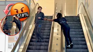 TOUCHING RANDOM STRANGERS ON ESCALATOR (ATLANTA EDITION)