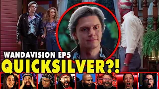 Reactors Reaction To Seeing Pietro AKA Quicksilver On Wandavision Episode 5 | Mixed Reactions