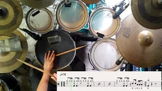 CLASES DE BATERIA 4 REDOBLES PARA CUMBIA : 4 CUMBIA DRUM FILLS