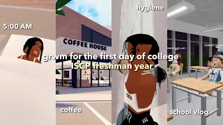 grwm for the first day of school (freshman year) | Roblox berry avenue VLOG