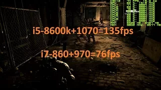 Gears of War Ultimate Edition 1920X1080 maxed GTX 970 @1.5Ghz CORE i7-860 @4GHz