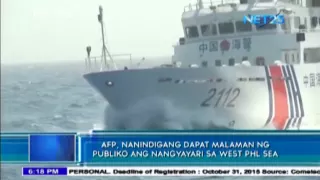 Public should know what is happening in West Philippine Sea - AFP