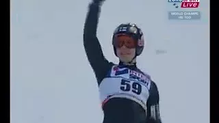 Harri Olli 104.5 m Liberec 2009 (English Commentary)