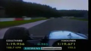 Mika Häkkinen onboard Spa 1998