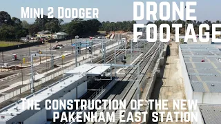 construction of the new East Pakenham station.