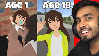 YEAR 1 TO 18 AS A GIRL | 100 YEARS OF LIFE SIMULATOR