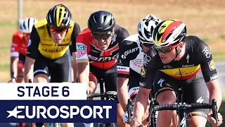 BinckBank Tour 2018 | Stage 6 Finish Highlights | Cycling | Eurosport